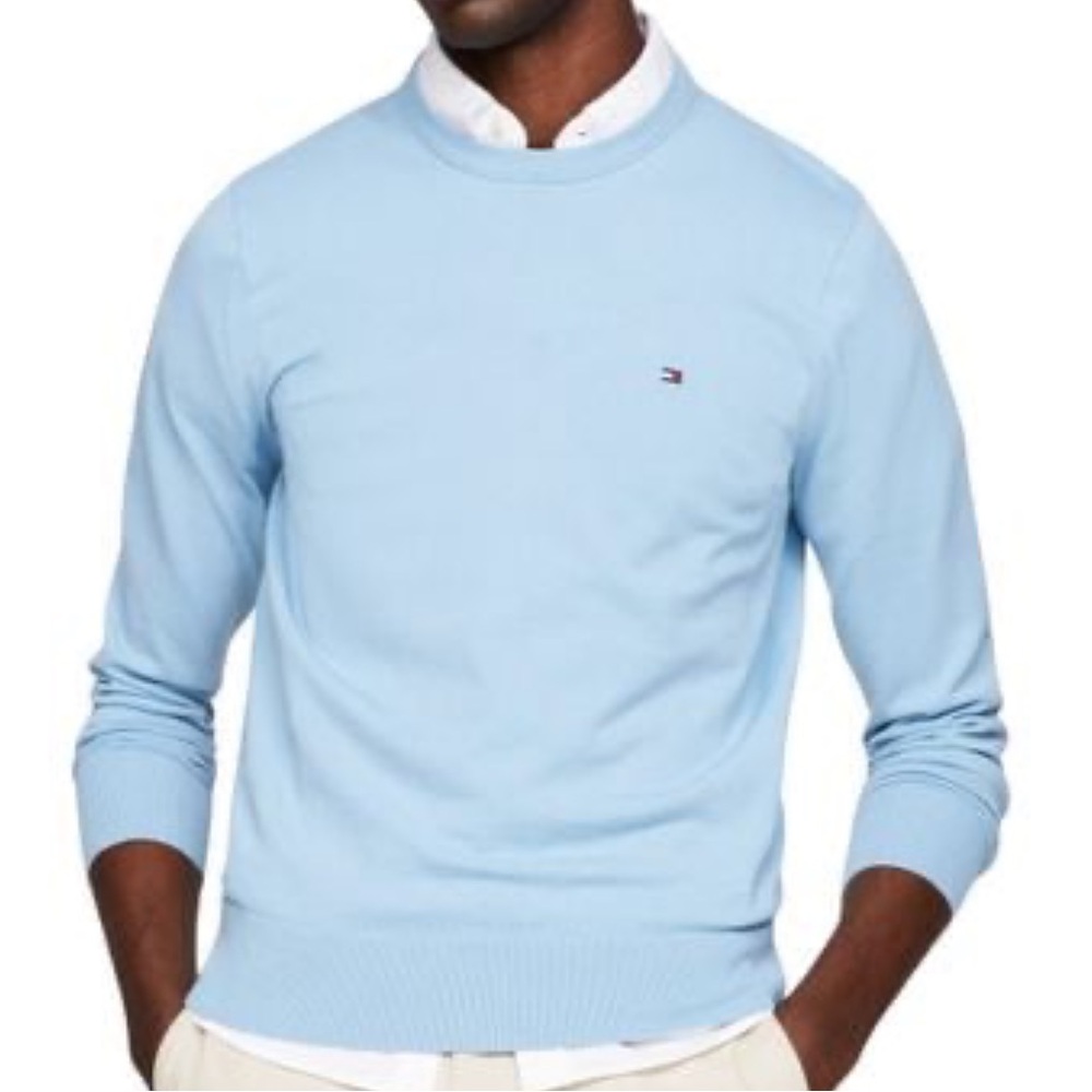 Men’s large light blue Tommy Hilfiger sweater